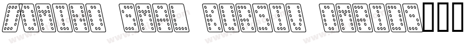 Domino smal kursiv omrids字体转换